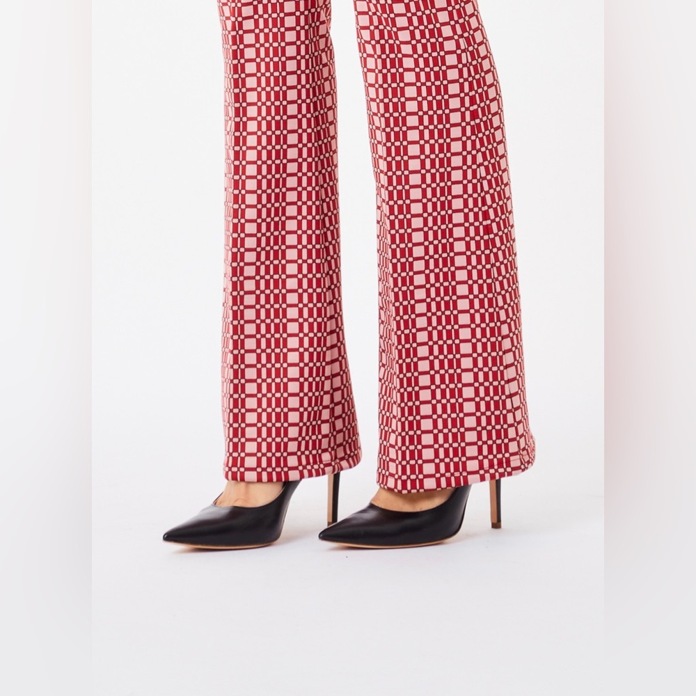 LIU.JO OPTICAL JACQUARD TROUSERS - Picture 4 of 9